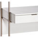 Ambrose 47.25 X 22.5 inch Champagne Gold / Cream Modular Wall Desk